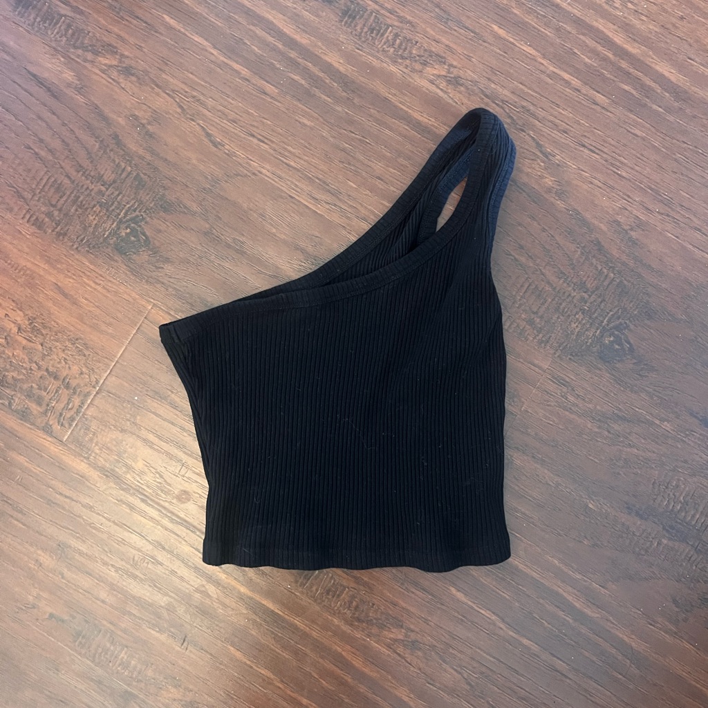 One Shoulder Basic Tank
